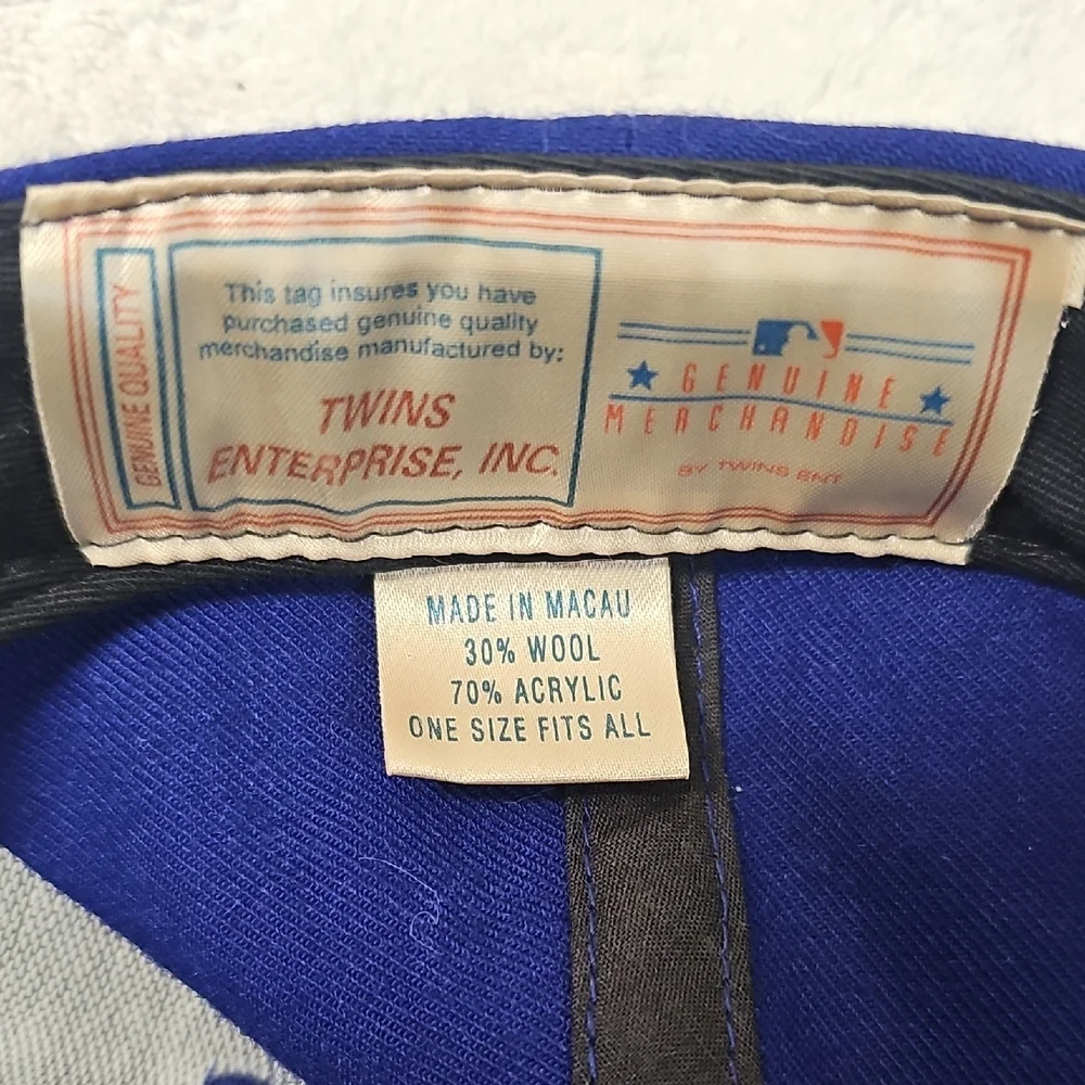 Vintage 90's LA Dodgers Hat Wool Dad Hat Retro By Twins - Picture 5 of 8
